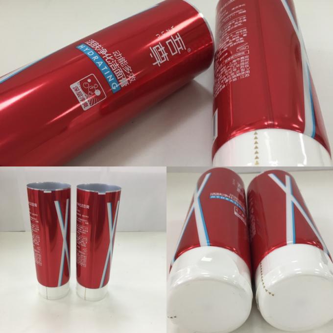 130ml τοποθετημένη σε στρώματα καλλυντική συσκευασία σωλήνων αργιλίου επιστρώματος εμπόδιο με τη θραύση στην ΚΑΠ