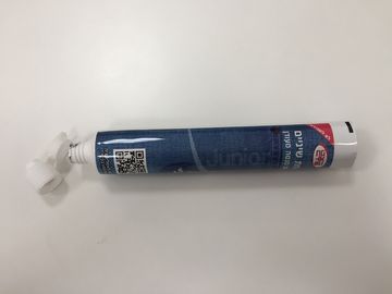 Άσπρα 50 γ - 50 ABL φυλλόμορφης γ συσκευασίας σωλήνων με τη στιλπνή λάκκα μεταλλινών για την οδοντόπαστα